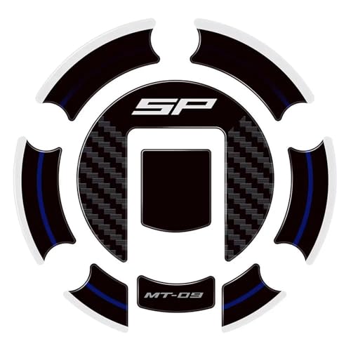 Autocollant réservoir YAMAHA MT-09 2024 2025 - Pad de protection anti-rayures noir pour bouchon