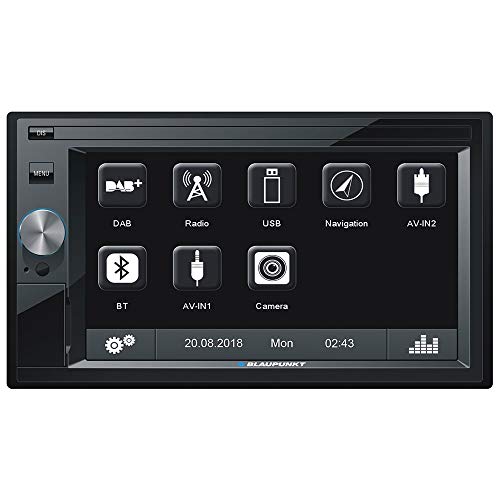 Blaupunkt Oslo 370 - Doppel-DIN MP3-Autoradio mit Touchscreen/DAB/Bluetooth/USB/SD/iPod