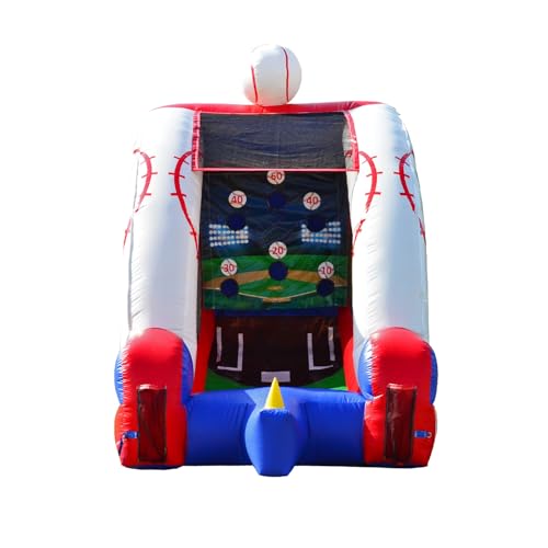 JumpOrange Inflatable Baseball Target Game, Kids and
