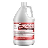 Hydrochloric Acid 31% Technical Grade - 1 Gallon – for Industrial Cleaning, pH Adjustment, Metal Surface Treatment, and Chemical Processing