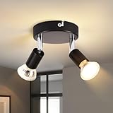 ✿ Design moderne : Ce spot LED de plafond est fabriqué en métal de haute qualité et arbore une élégante finition noire mate. Son design épuré s'intègre harmonieusement à tous les intérieurs et protège sa surface de l'humidité et de la rouille. La base ronde offre un espace suffisant entre la base et le plafond pour dissimuler le câble d'alimentation, améliorant ainsi l'esthétique et la praticité du luminaire.