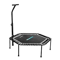 Cecotec Trampolino Elastico Fitness per Interni Drumfit Jump 1270. Ø 127cm Rimovibile Pieghevole, Trampolino Elastico, Altezza Regolabile su 6 Livelli, Base a 7 Gambe, Peso Massimo 100Kg