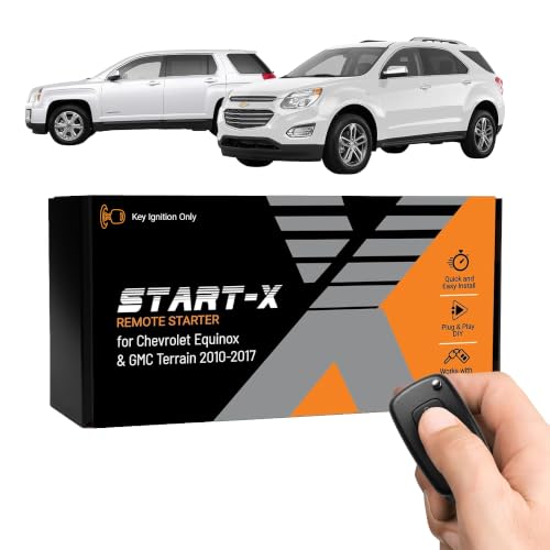 Customer Satisfaction Program N202310460 Customers Double Charged for Remote Start - 2020 Buick Encore GX 6 Start-X Car Remote Starter Kit for Chevy Equinox & GMC Terrain (2010-2017)