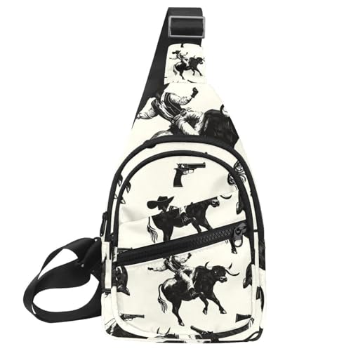 Bolso cruzado occidental de cactus para tus viajes y aventuras con total comodidad 1