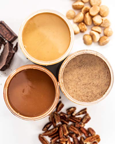 FBOMB Macadamia Nut Butter: Keto Fat Bombs, Natural Roasted Macadamia Nuts | High Fat, Low Carb Snack, Energy | Paleo, Healthy, Keto Snacks | Macadamia Hazelnut - 8oz Jar - Thumbnail 2
