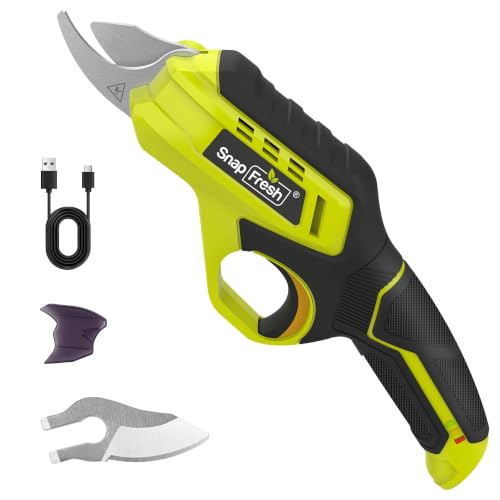 Image of SnapFresh 4V Electric Pruning Shears, 0.8 inch Cutting Capacity w /Extra Blade