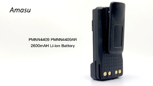 Motorola PMNN4544A battery with belt clip