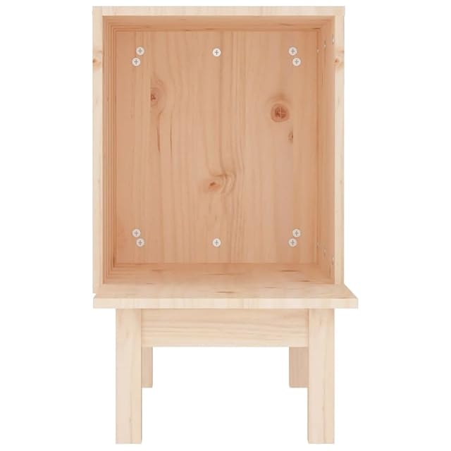 Foto 4 de 7 de vidaXL Casa para Gatos Mascotas Cueva Interior de Madera Maciza de Pino