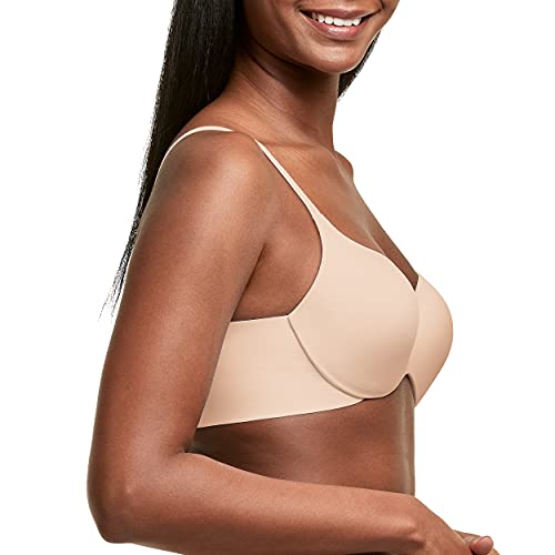 Maidenform Womens Comfort Devotion Dreamwire Dm0070 Full Coverage Bra, Almond, 34D Us #TOP1