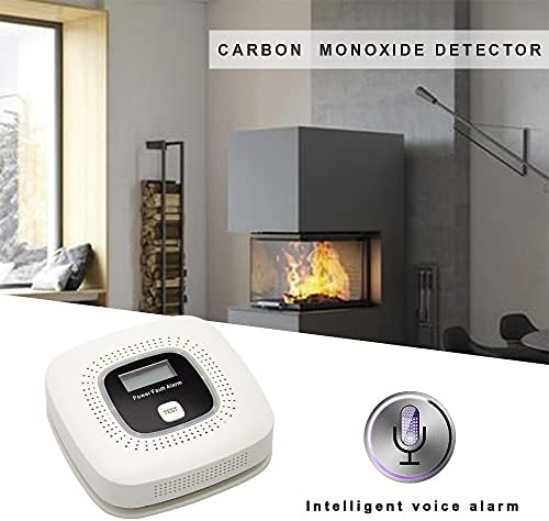 Carbon Monoxide Detector with EN50291, Portable Co Detector Battery Operated with LCD Display (C618)