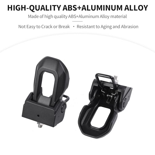 Pestillos de aluminio JeCar para capó de Jeep Wrangler JK JL accesorios exteriores Gladiator 7