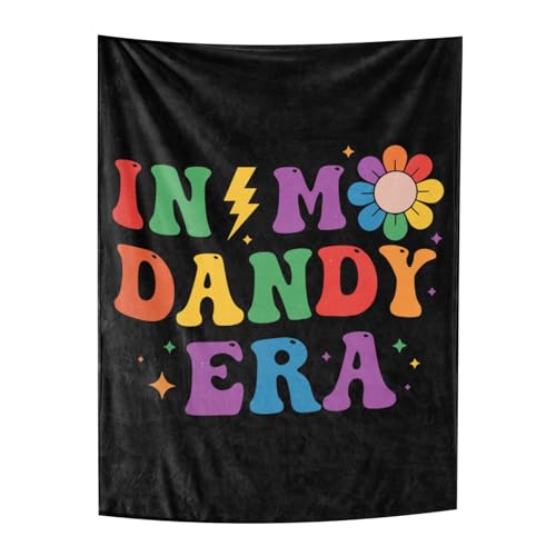 in My Dandy ERAS Funny Dandy's World Color Fall Throw Blanket Bulk Blankets Throw Blankets for Preschool