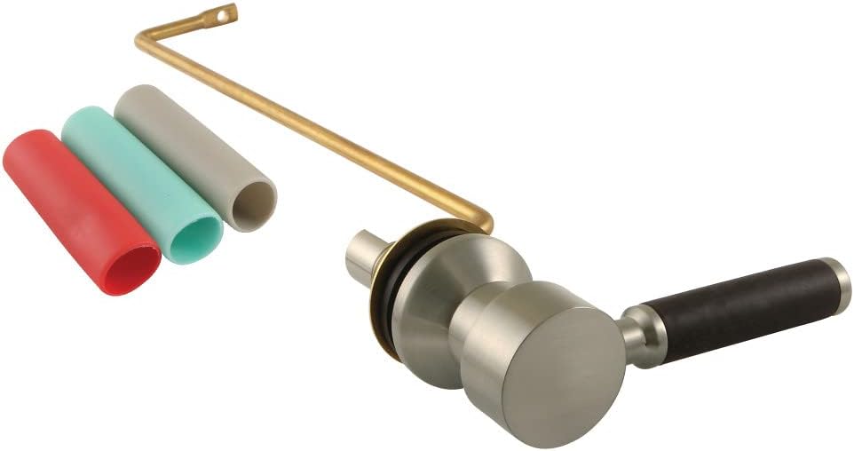 Kingston Brass KTDKLS8 Kaiser Side Mount Toilet Tank Lever, Left/Right Installation in Brushed Nickel