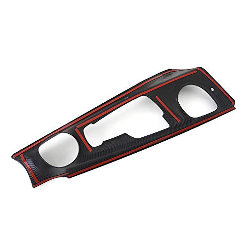 Kadore Interior Gear Shift Panel Trim Frame Cover For Toyota C-Hr Chr 2018 2019 2020 2021 2022 2023 Carbon Fiber Style Left Hand Drive #TOP6