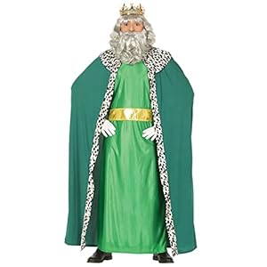 GUIRMA Disfraz de rey mago verde – adulto