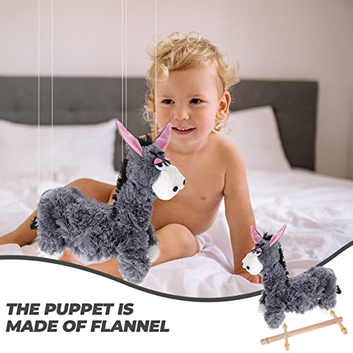 Toddmomy Marionete Fantoches Animais Crianças Marionete Brinquedo Corda Animal Fantoche Animal Mario