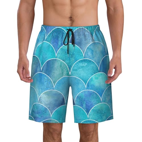 Mens Swim Trunks with Mesh Lining,9 Inch Quick Dry Board Shorts Bathing Suit Swimsuit Beach Pants Swimwear2