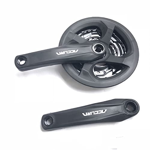 Steel Square Taper MTB Crankset with 3-Speed Chainring #TOP11