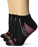 Saucony Women's 3 Pack River No Show Socks