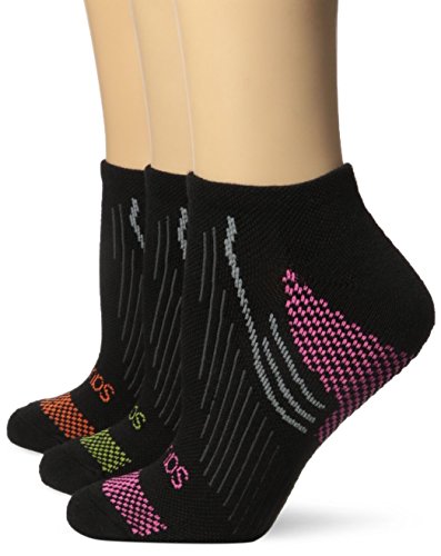 Saucony Women's 3 Pack River No Show Socks