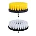 Produktbild OxoxO 5inch Drill Powered Cleaning Scrub Brush Attachment Kit Soft and Medium for Pool Tile Flooring Brick Ceramic Marble Grout and Much More (Pack of 2)