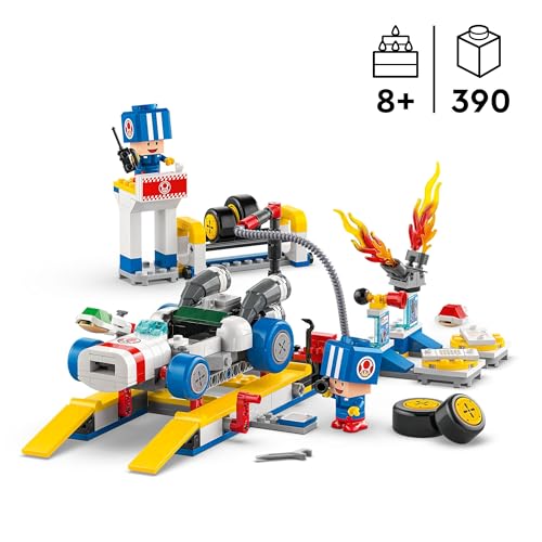 Image of LEGO Super Mario: Mario Kart - Toad's Garage, Nintendo Character Gift, Customizable Toy 72035