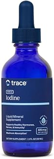 Trace Minerals Ionic Iodine - Liquid Supplement for Nervous System, Hormonal Balance & Immune Support - 70+ Ionic Trace Minerals - Gluten-Free & Vegan - 2 fl oz (295 Servings)
