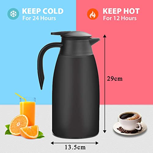 Termo de acero inoxidable de 2L ideal para compartir café en casa 3
