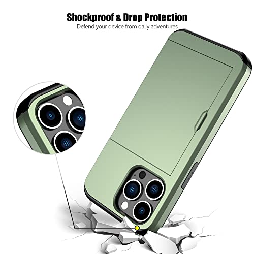 Coque iPhone 13 Pro antichoc avec fente pour carte cachée et robuste - 5