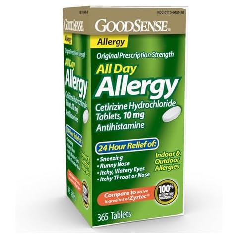 GoodSense All Day Allergy, Cetirizine Hydrochloride Tablets Cover
