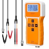 Mulcort Battery Tester, 200Ω 100V Portable Battery Internal Resistance Voltage Tester 3-Digit Display Battery Tester High-Precise True Four-Wire AC Lithium Lead-Acid Lithium Battery Detector