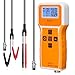 Mulcort Battery Tester, 200Ω 100V Portable Battery Internal Resistance Voltage Tester 3-Digit Display Battery Tester High-Precise True Four-Wire AC Lithium Lead-Acid Lithium Battery Detector