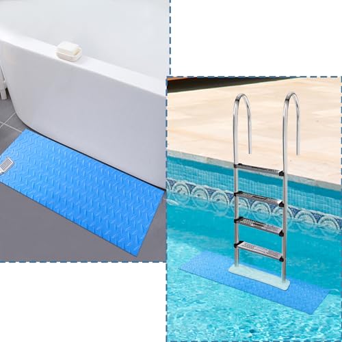 Alfombrilla antideslizante para escalera de piscina 16x36 pulg miniatura 6