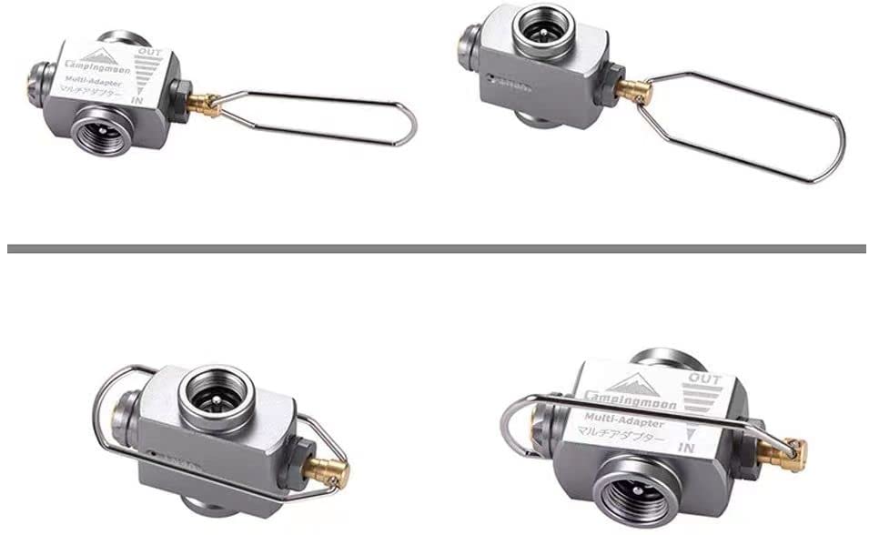 Campingmoon Z15 Propane To Butane Adapter, Portable Outdoor Gas Tank Adapter