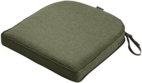 Classic Accessories 62-004-HFERN-EC Montlake Cont. Seat Cushion Foam and Slip Cover, Heather Fern, 18" wide x 18" deep x 2" thick contoured