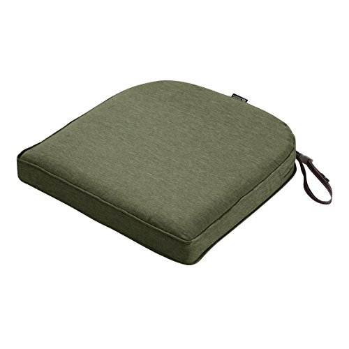 Classic Accessories 62-004-HFERN-EC Montlake Cont. Seat Cushion Foam and Slip Cover, Heather Fern, 18" wide x 18" deep x 2" thick contoured by Classic Accessories - Used condition - CA$32.99