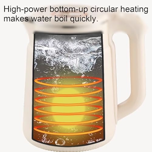 Tetera Eléctrica Acero Inoxidable 2 L Capacidad Grande miniatura 6