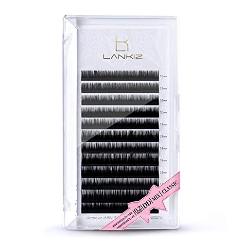 Lankiz Diy Lash Extensions (Classic-Normal, Dd-Mix15-20Mm-0.2Mm) #TOP16