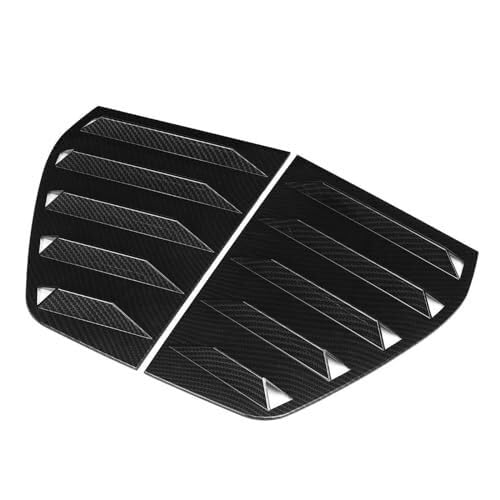 2 Piezas De Ventana Trasera Coche Compatible con VW para Golf 6 MK6 GTI GTD R 2009-2013, Rejilla Ventilación Lateral Cubierta Persiana, Alerón Trasero Alerón de Techo
