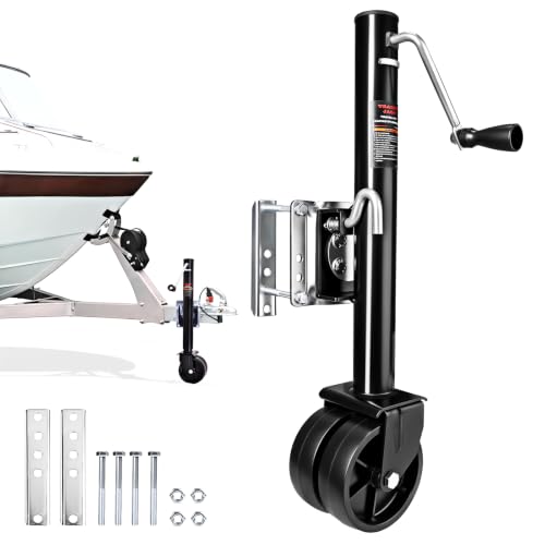 2000 lbs Dual Wheel Swivel Trailer Jack