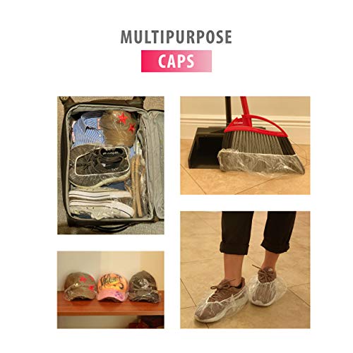 Disposable Hair Plastic Shower Cap - (50