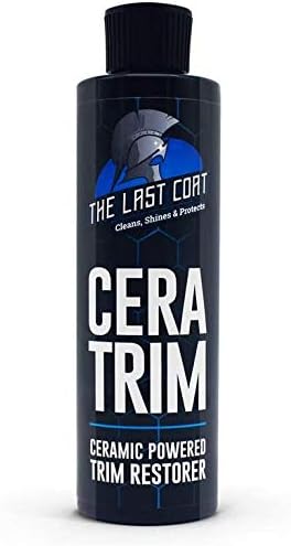 THE LAST COAT CeraTrim Shine Spray for Cars, Trim and Restores Plastics from Cars, CeraTrim Cleaner for Paint Protection & Long-Lasting Shine, Polish Spray 8(Oz)