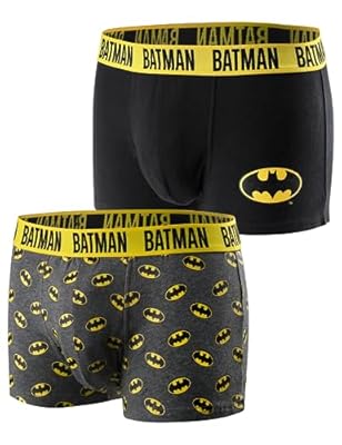soxo DC Comics The Batman Calzoncillos Hombre Boxer Algodon Boxers Regalos Originales M 2 Piezas Batman 2 | Ya disponible en tu tienda friki favorita! En mundofriki.es!