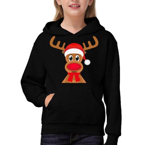 Arankhiger Mädchen Weihnachts Hoodie Weihnachten Kinder Hoodie Lustig...