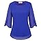 Xmrtxx Camicia Lino Donna Blusa Elegante Scollo A V Camicie Donna