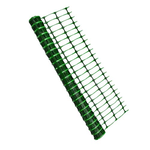 Sicherheitszaun, Hühnerzeun, Kunststoff, 5,5 kg – 1 m x 30 m, Grün