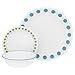 Corelle 18-Piece Service for 6, Chip Resistant, South Beach Dinnerware Set