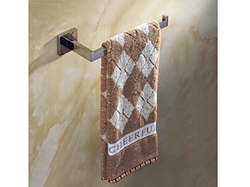 Thinktop Towel Ring Luxury Wall Mount Sus304 Stainless Steel Square Towel Bar Holder, Mirror Polished Chrome Finished, Bathroom Accessories #TOP2