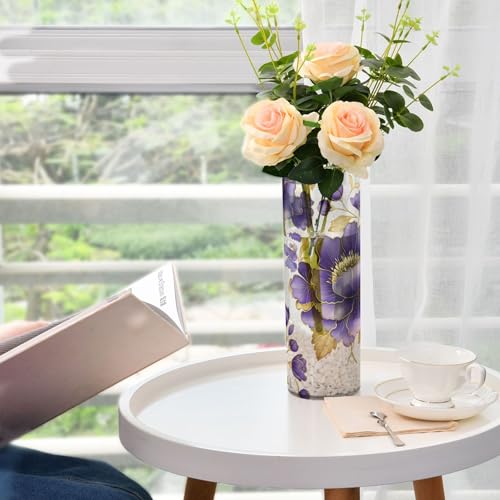 Vase floral transparent en plastique résistant pour décoration de table - 7