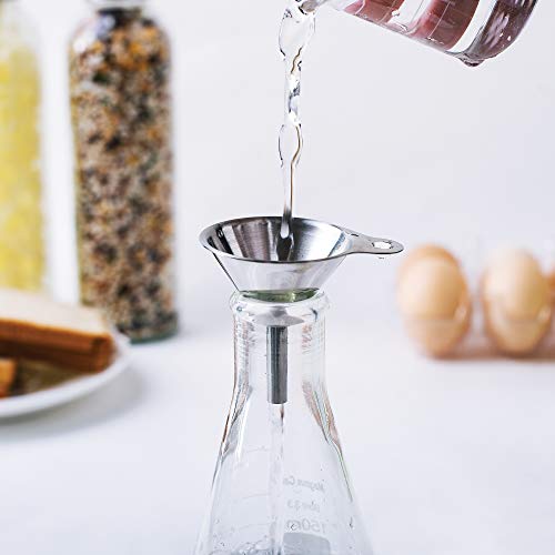 Fox Run 3-Piece Stainless Steel Funnel Set, 3 Sizes, Metallic #TOP3